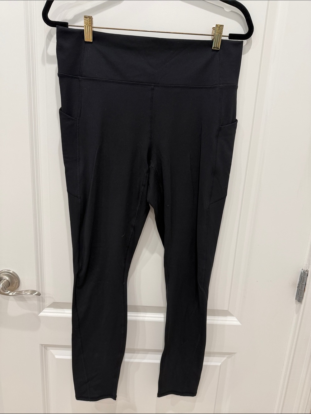 Fabletics Black High-Waist Side-Pocket Leggings